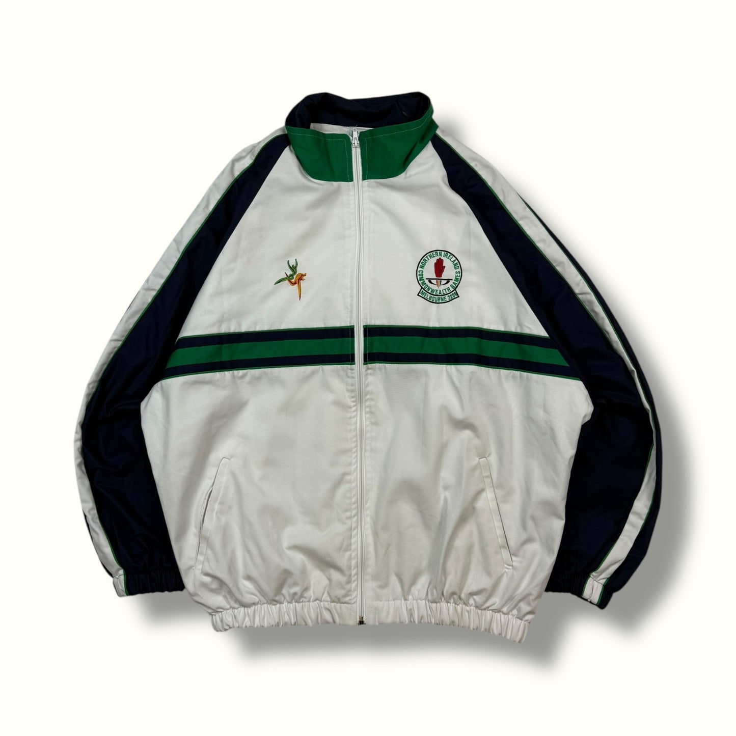 Vintage Northern Ireland Commonwealth games 2006 track jacket (XL)