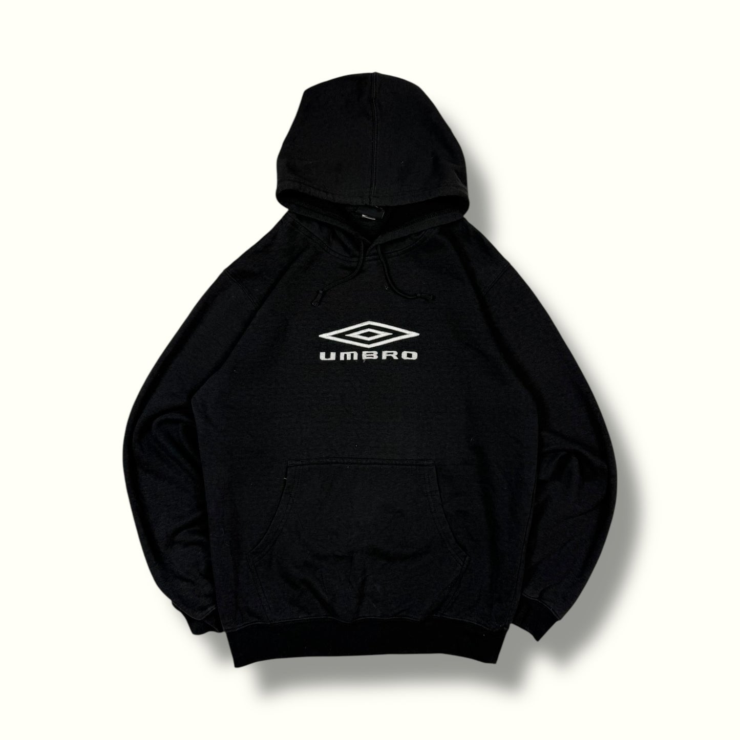 Vintage Umbro centre logo hoodie (S)