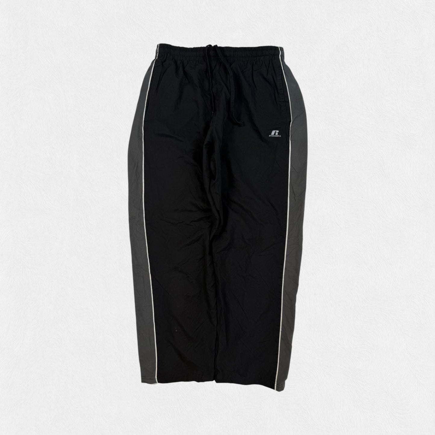 Vintage Russell athletic side stripe baggy track pants (L)