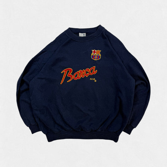 Vintage 90s Barcelona football sweatshirt (XL)