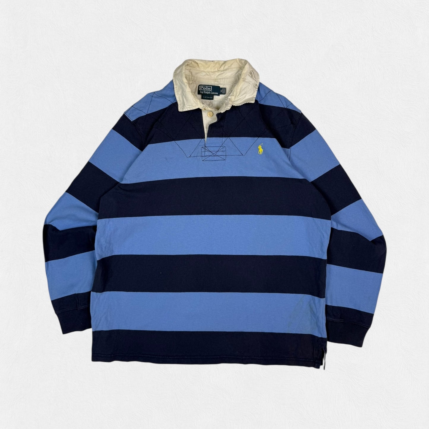 Vintage Polo Ralph Lauren striped rugby polo (XL)