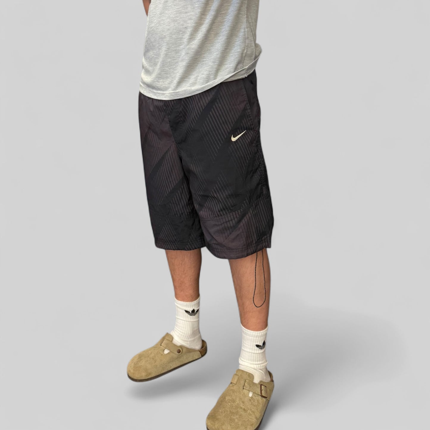 Vintage Nike air baggy patterned sport shorts (L)