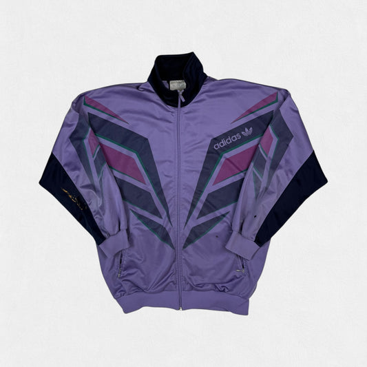 Vintage 90s Adidas originals abstract track jacket (M)
