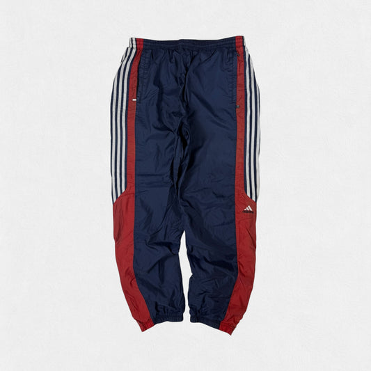Vintage Adidas baggy side stripe track pants (XL)