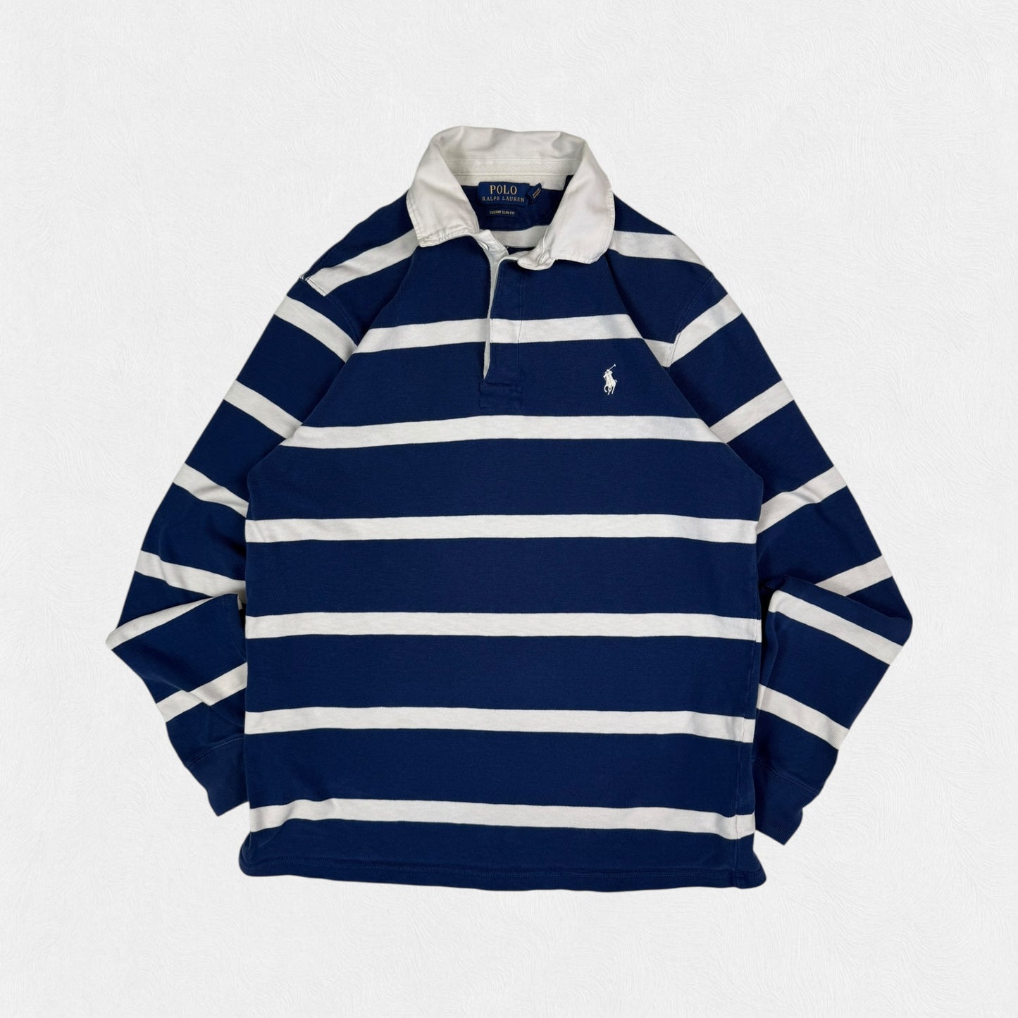 Polo Ralph Lauren striped rugby polo shirt (M)