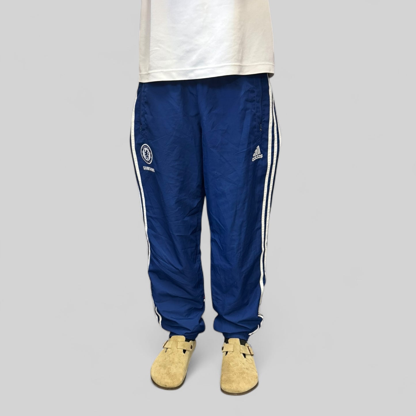 Chelsea 2014/15 Adidas football baggy track pants (L)