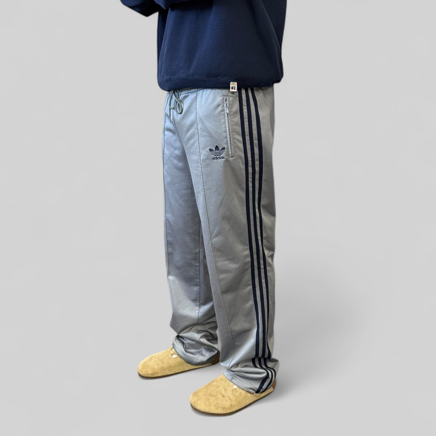 Vintage 90s adidas originals baggy track pants (L)