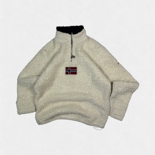 Antarctic deep file sherpa fleece (S)