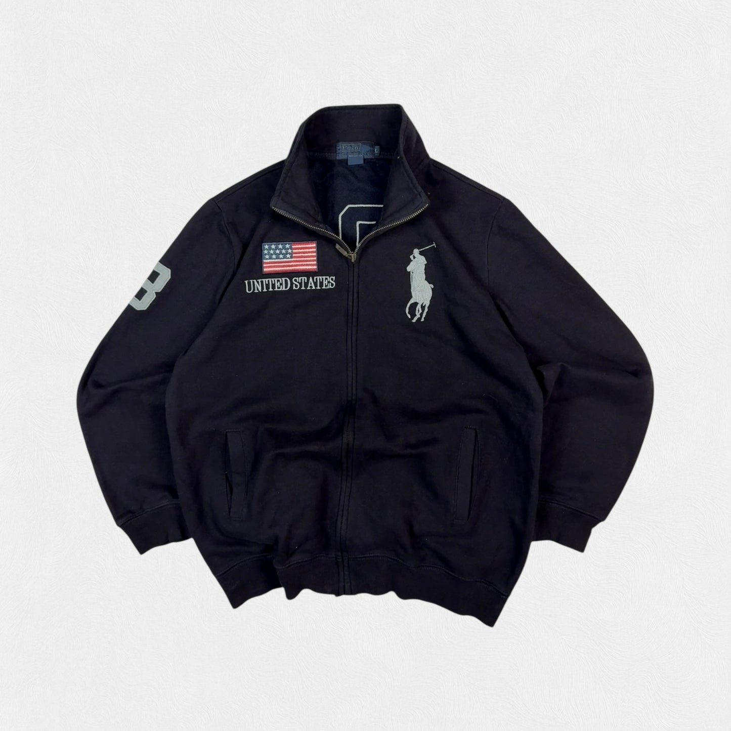 Vintage Polo Ralph Lauren USA big pony track top (L)