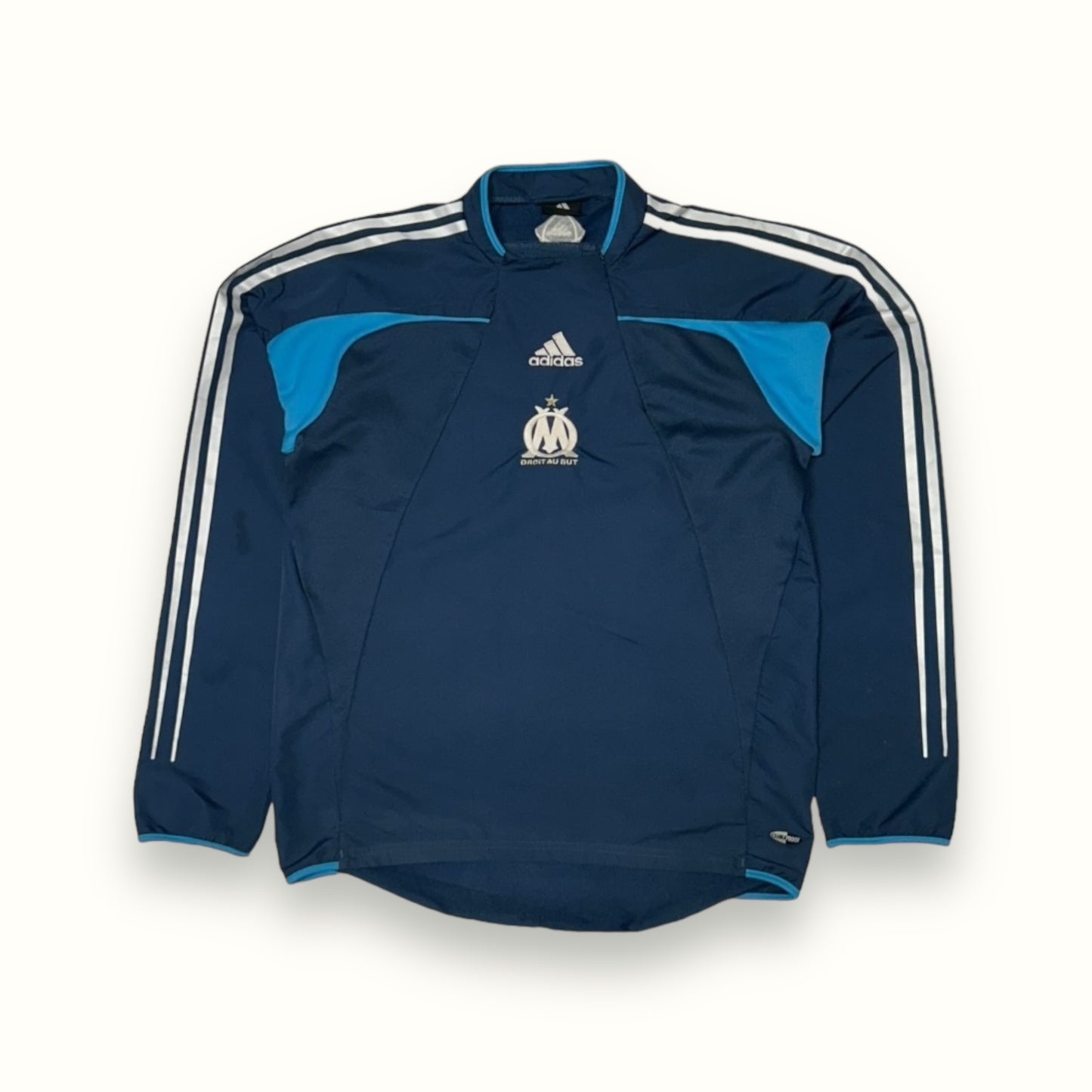 Vintage Olympique Marseille 2004 adidas pullover windbreaker (M)