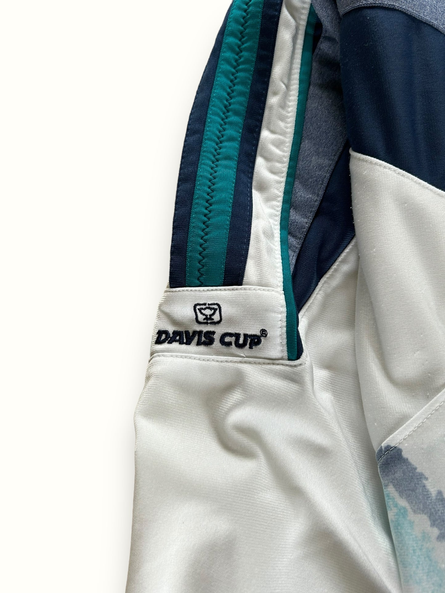 Vintage 90s Diadora Davis cup anniversary track jacket (L)