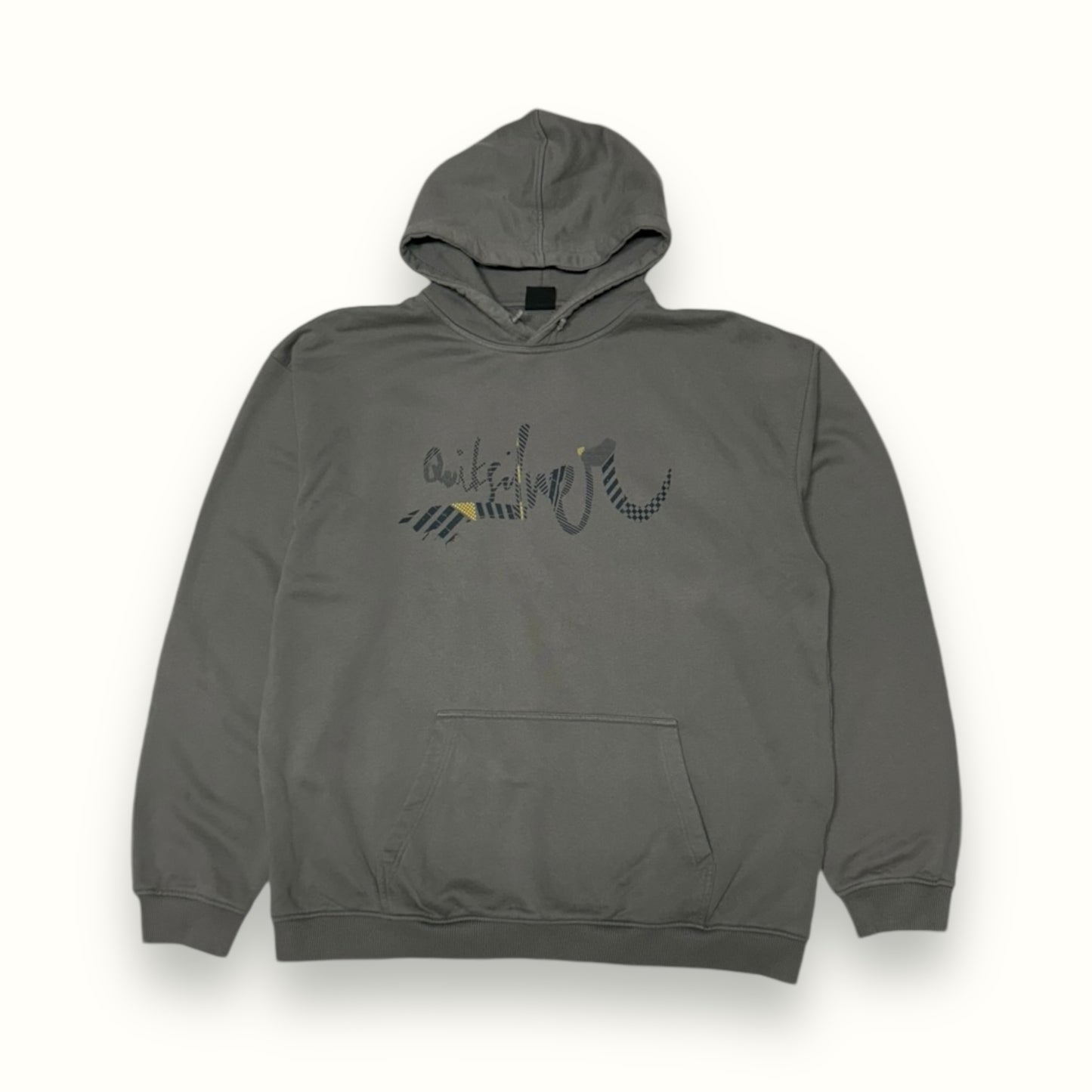 Vintage Quiksilver spell out hoodie (XXL)