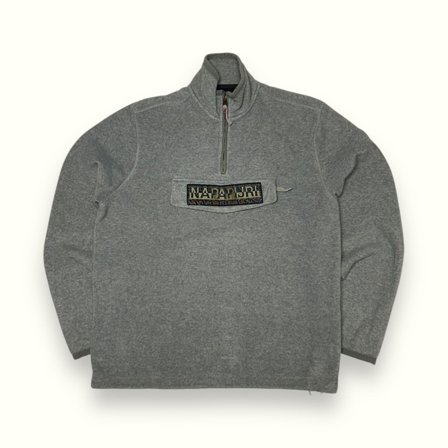 Vintage Napapijri quarter zip fleece (XL)
