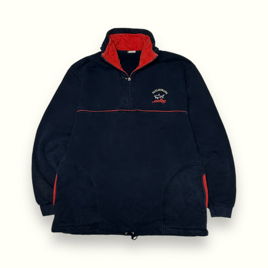Vintage Paul & Shark yachting quarter zip sweatshirt (XL)