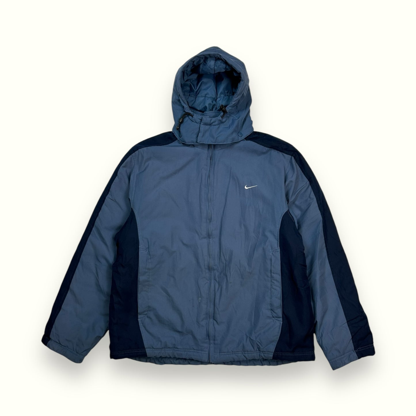 Vintage Nike big swoosh puffer jacket (M)