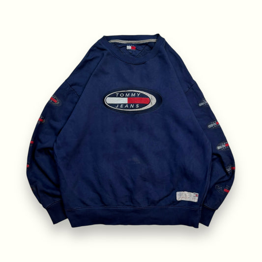 Tommy Hilfiger jeans centre logo sweatshirt (L)