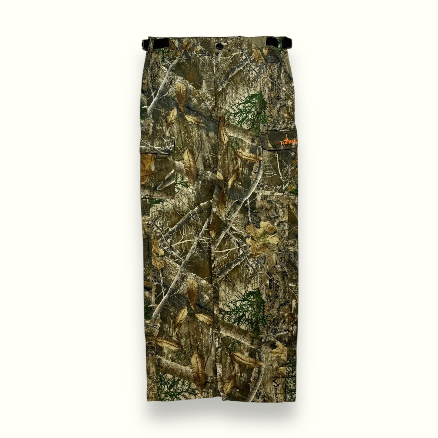 Real tree camo baggy cargo pants (W34)