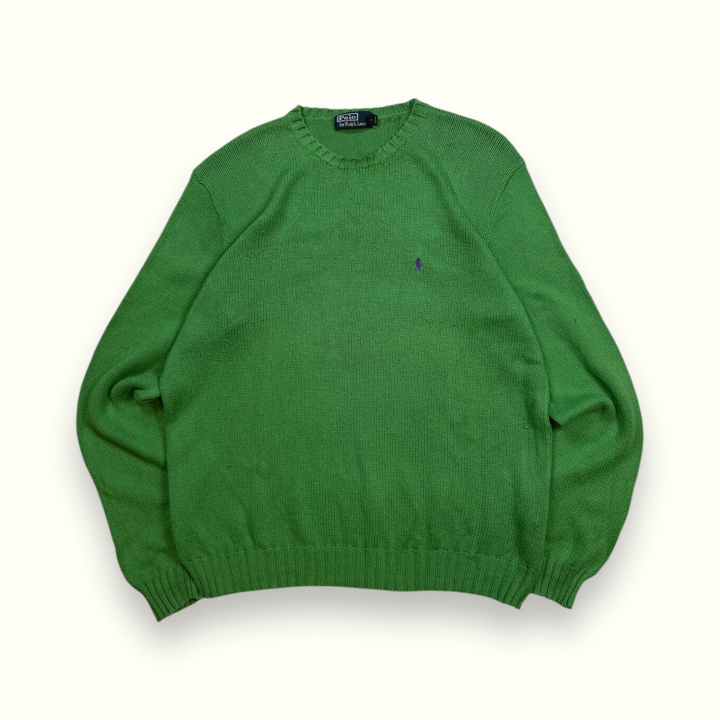 Vintage 90s Polo Ralph Lauren knit sweater (L)