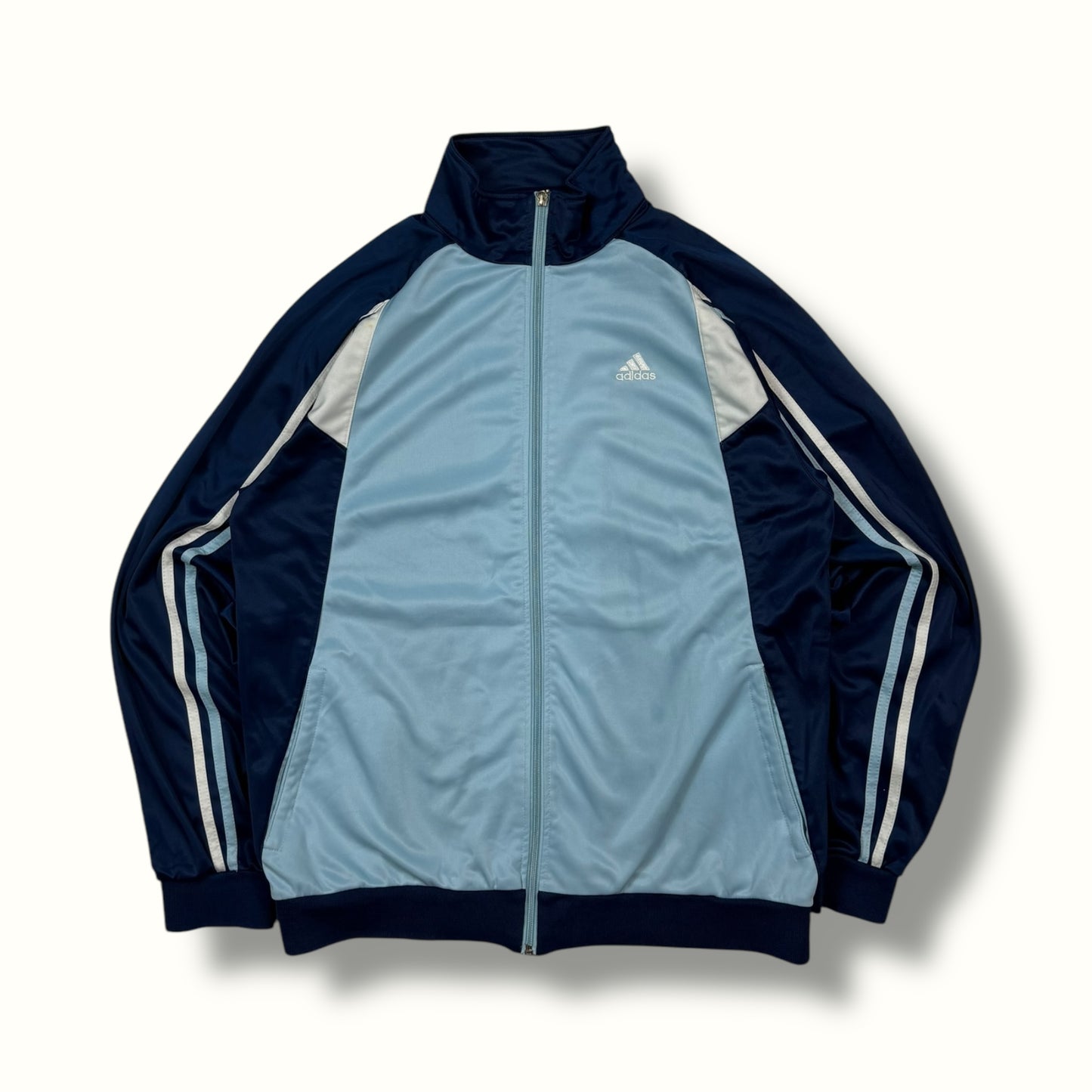 Vintage Adidas small logo track jacket (L)