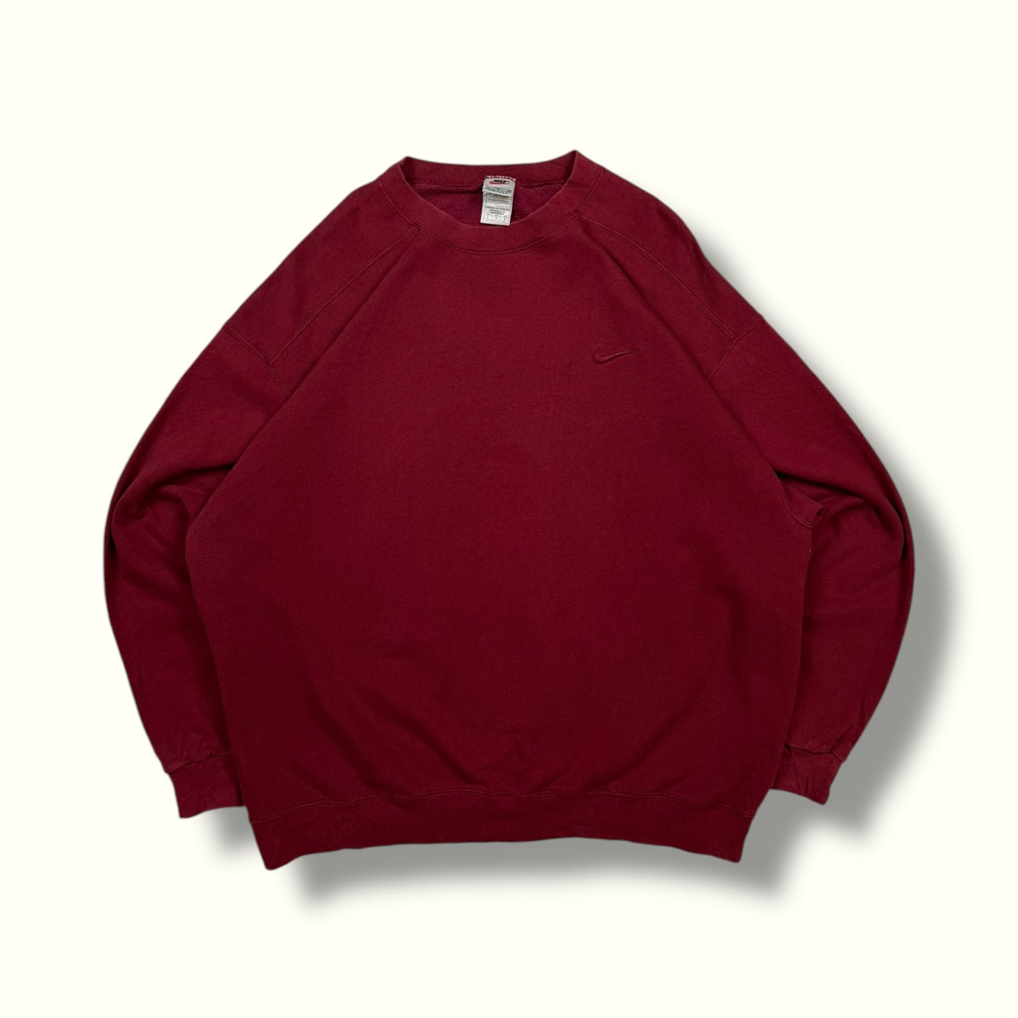 Vintage 90s Nike mini swoosh sweatshirt (XL)