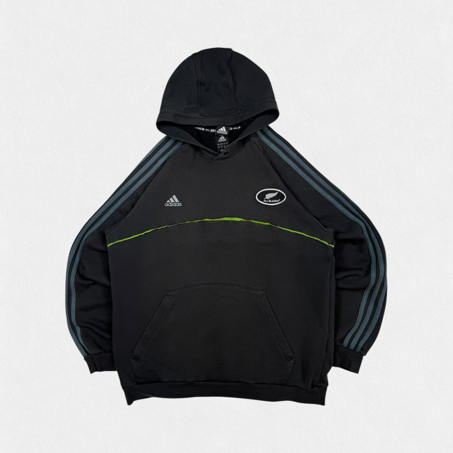 Vintage New Zealand all blacks 2009/10 Adidas rugby hoodie (L)