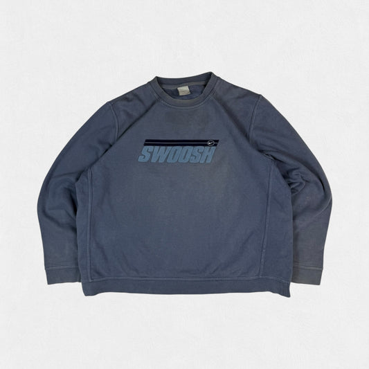 Vintage Nike swoosh spell out sweatshirt (L)