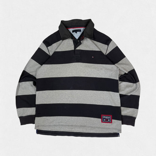 Tommy Hilfiger striped rugby polo shirt (XXL)