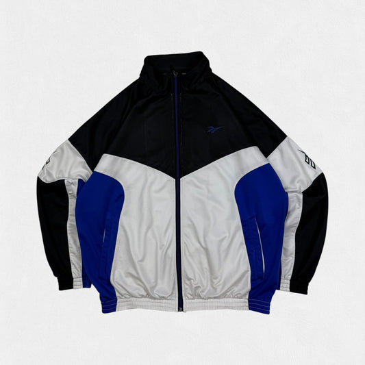 Vintage 90s Reebok colour block track jacket (L)