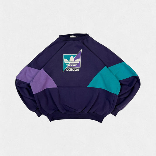 Vintage 90s Adidas originals centre logo sweatshirt (L)