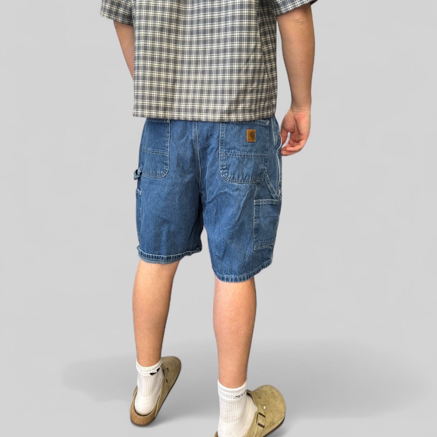 Vintage Carhartt baggy carpenter jorts (W36)