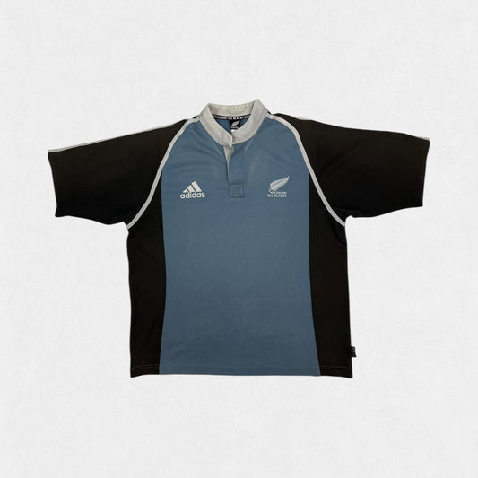 Vintage New Zealand 2001/02 Adidas training rugby union shirt (L)