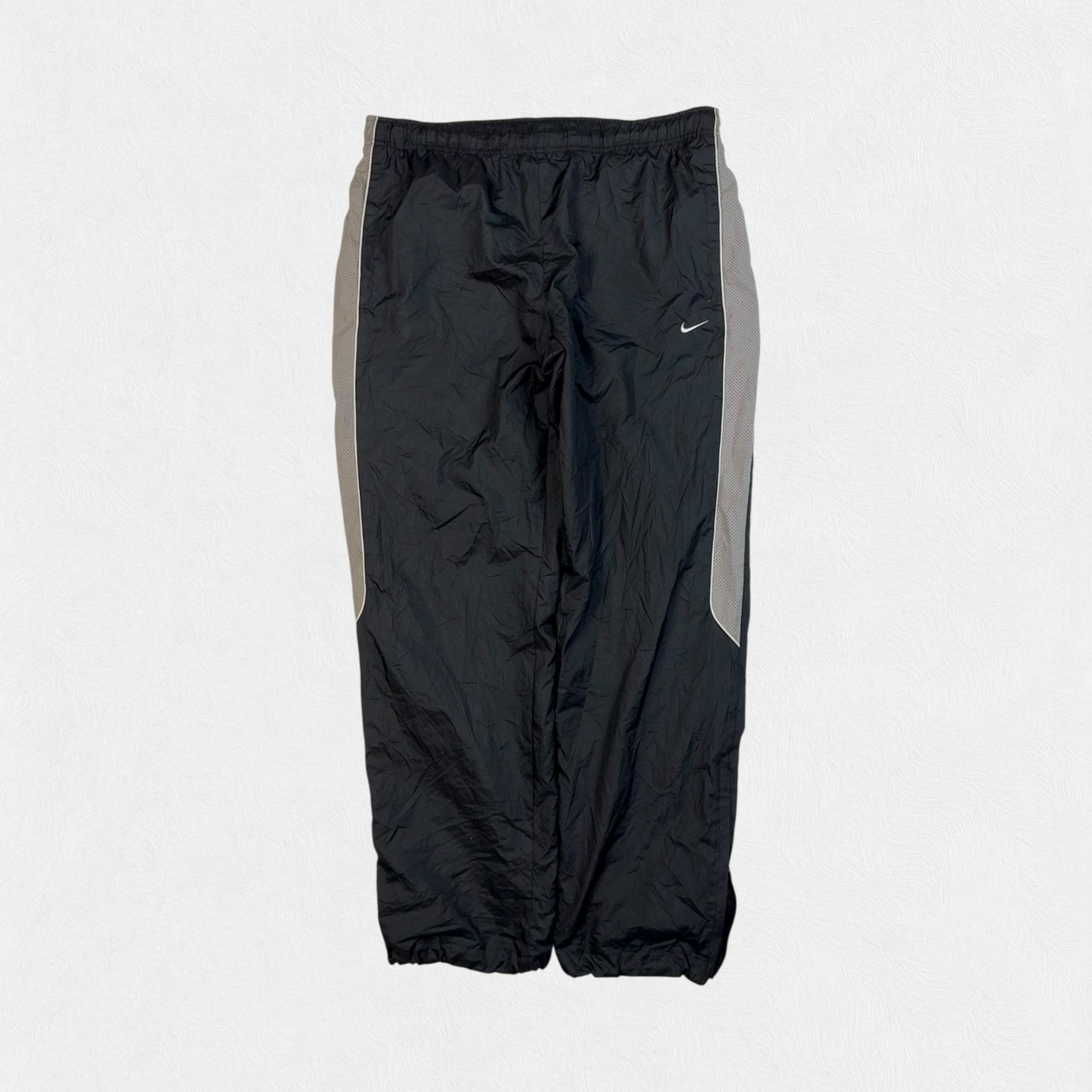 Vintage Nike side stripe baggy track pants (L)