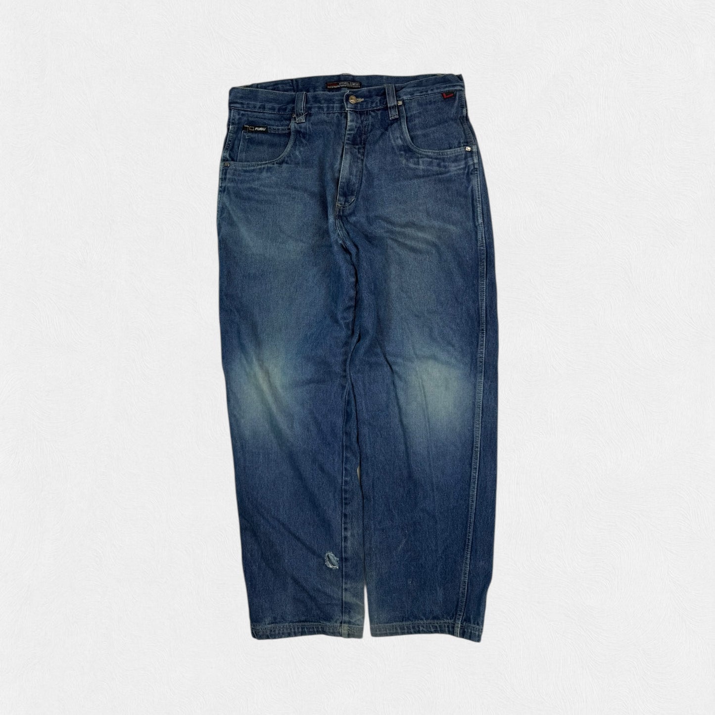 Vintage Fubu baggy denim jeans (W38)