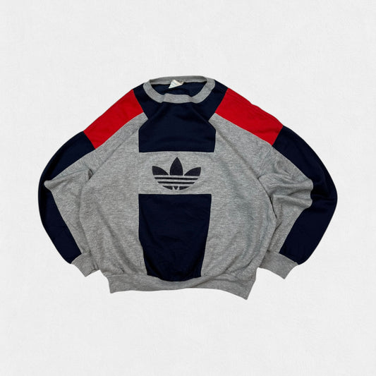 Vintage 90s Adidas originals colour block sweatshirt (M)