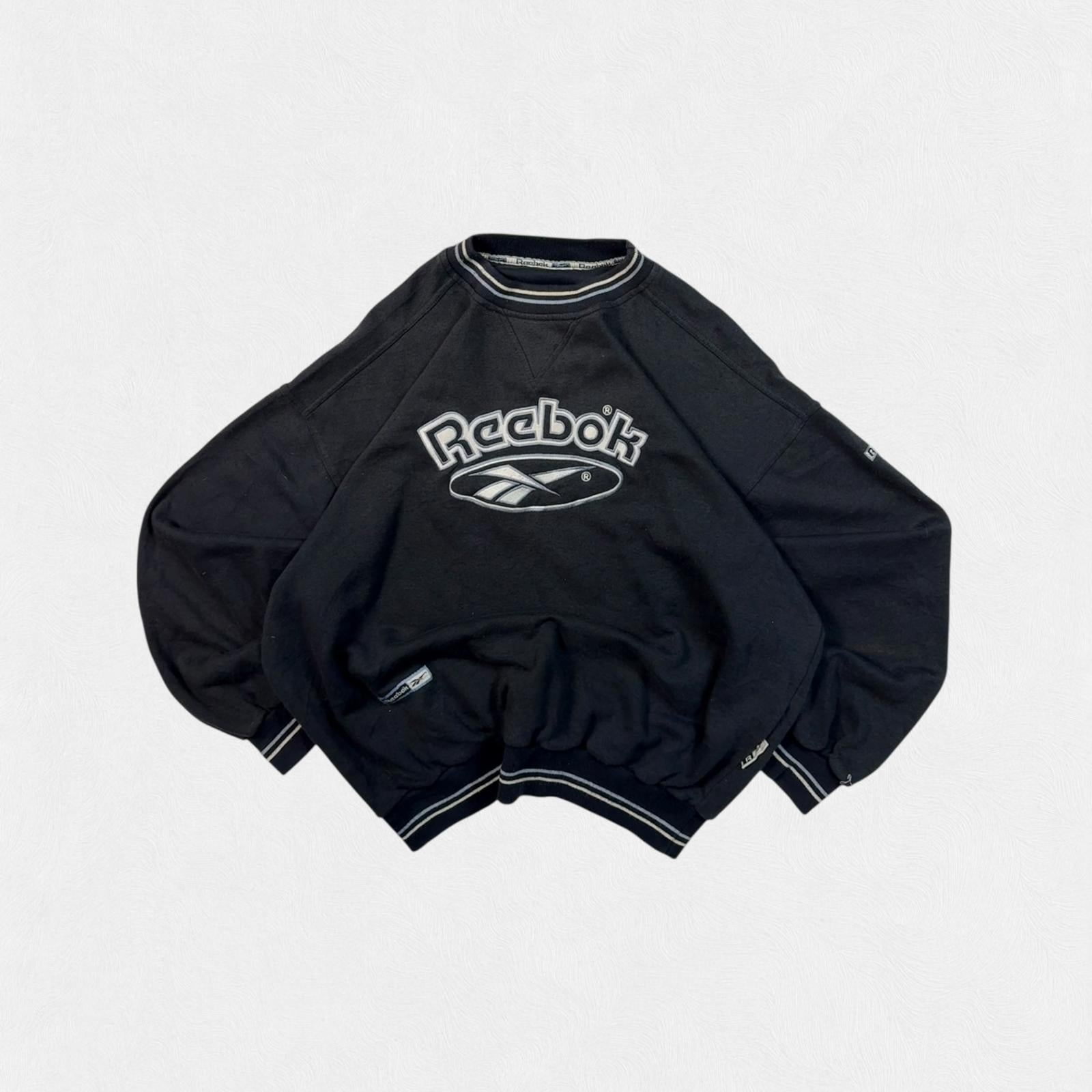 Vintage 90s Reebok spell out sweatshirt (L)