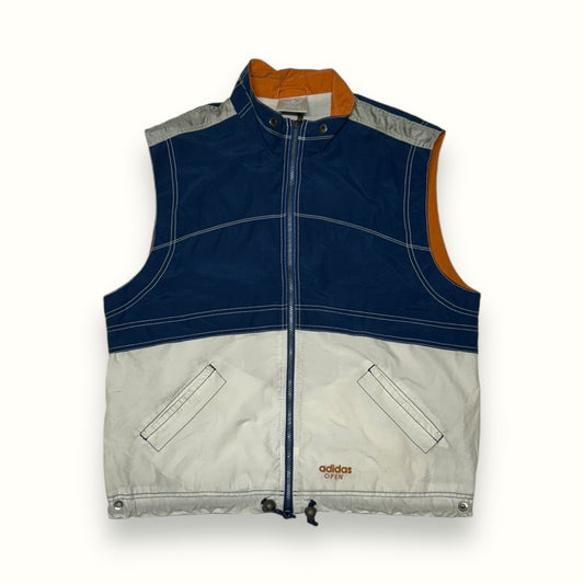 Vintage 80s Adidas open vest jacket (M)