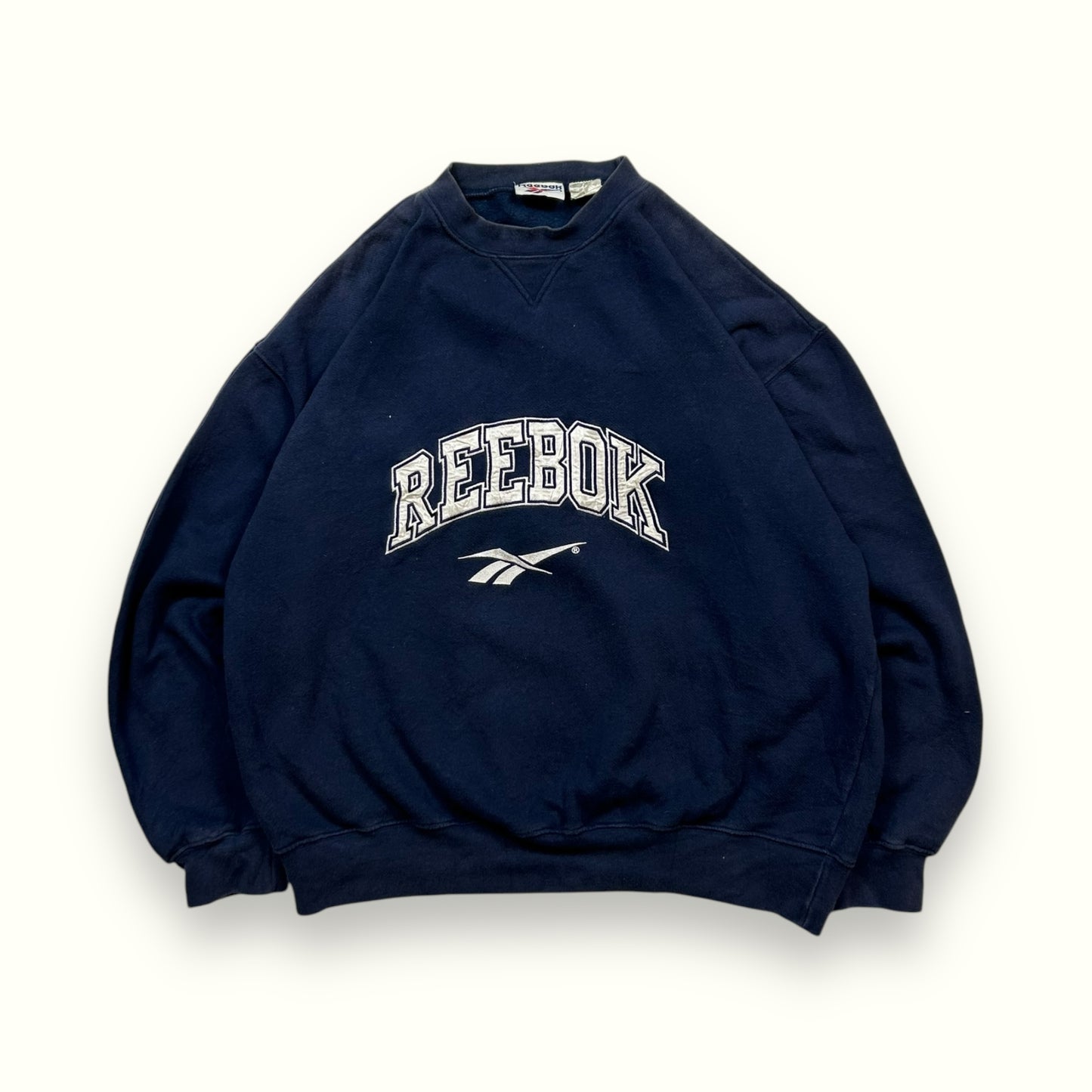 Vintage 90s Reebok spell out sweatshirt (M)