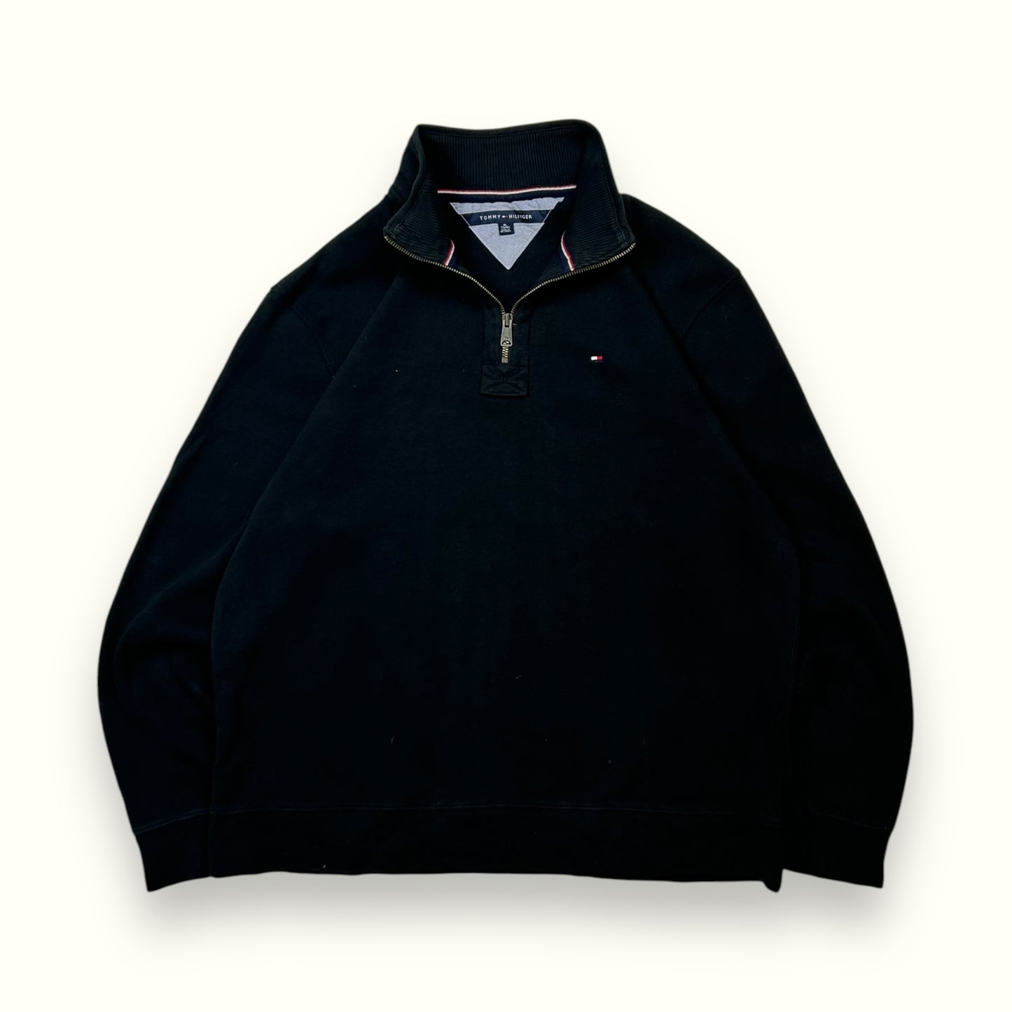 Tommy Hilfiger quarter zip sweatshirt (XL)