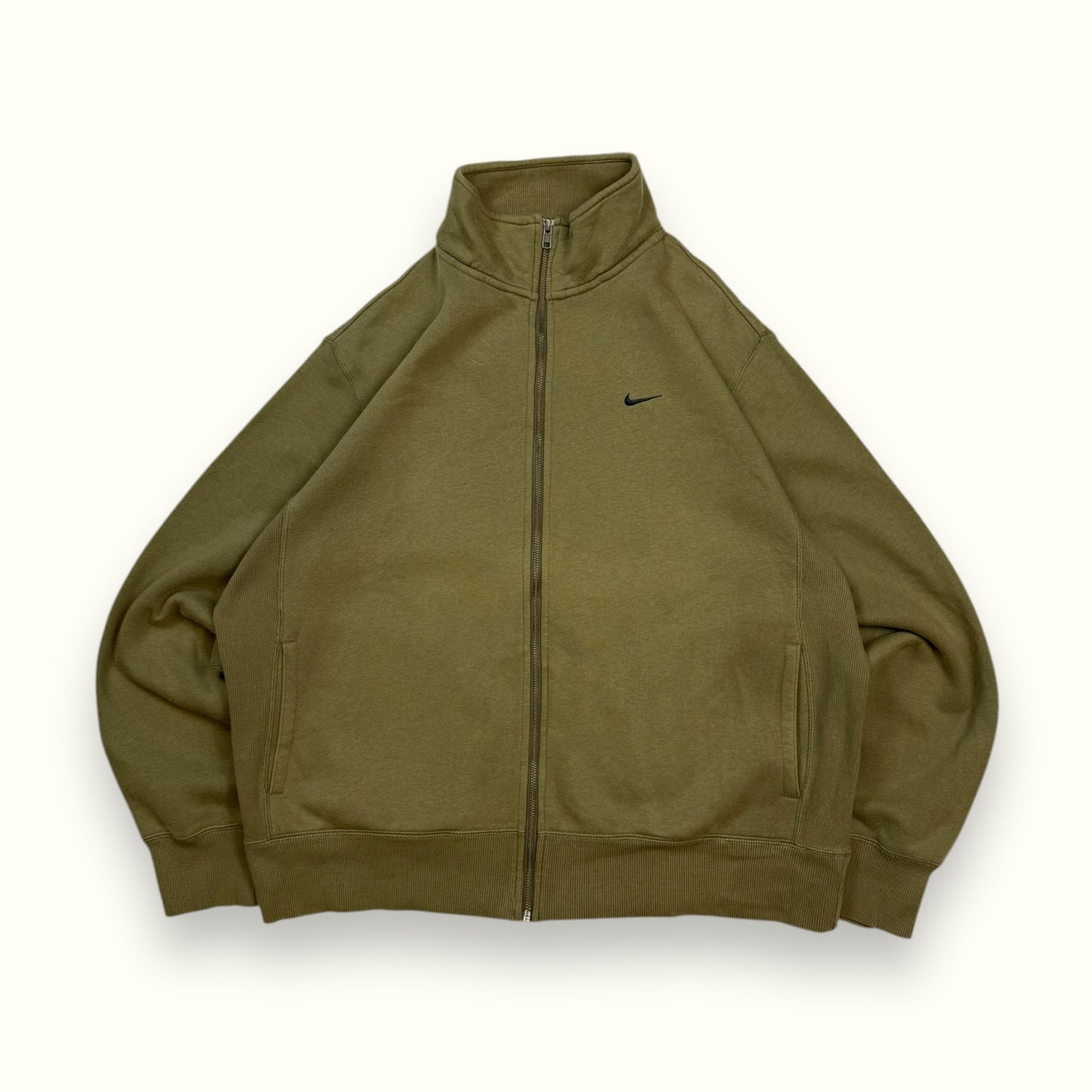 Vintage Nike mini swoosh full zip sweatshirt (XL)