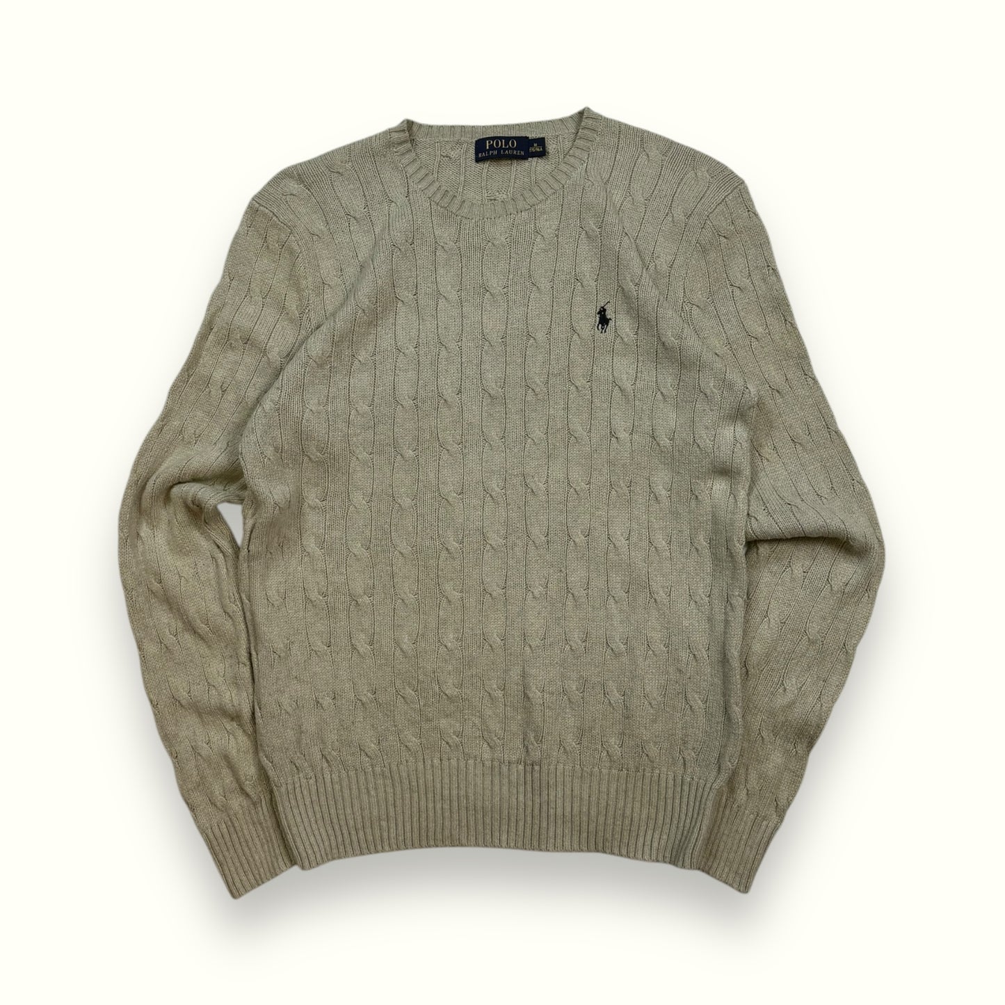 Polo Ralph Lauren cable knit sweater (M)
