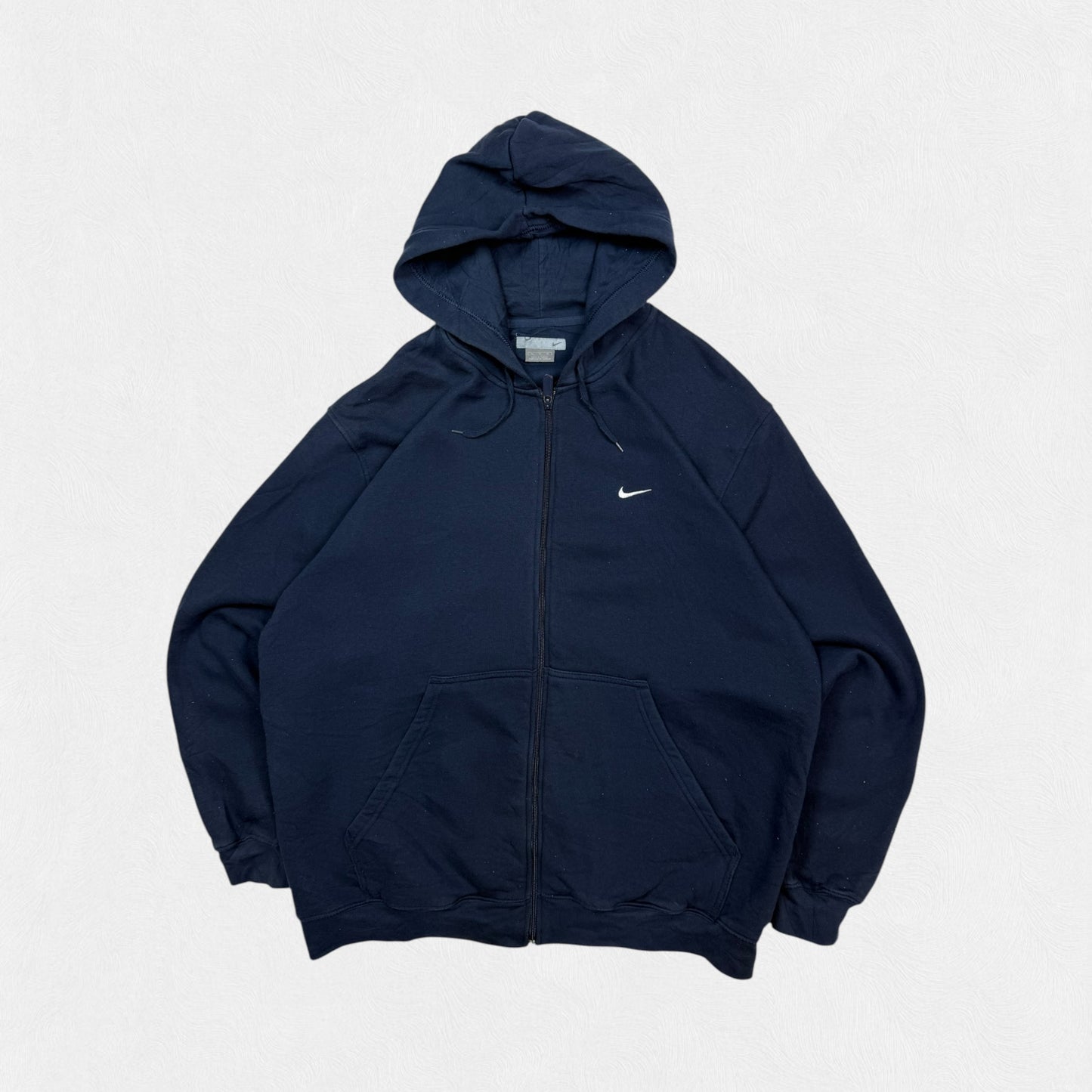 Vintage Nike mini swoosh full zip hoodie (XL)