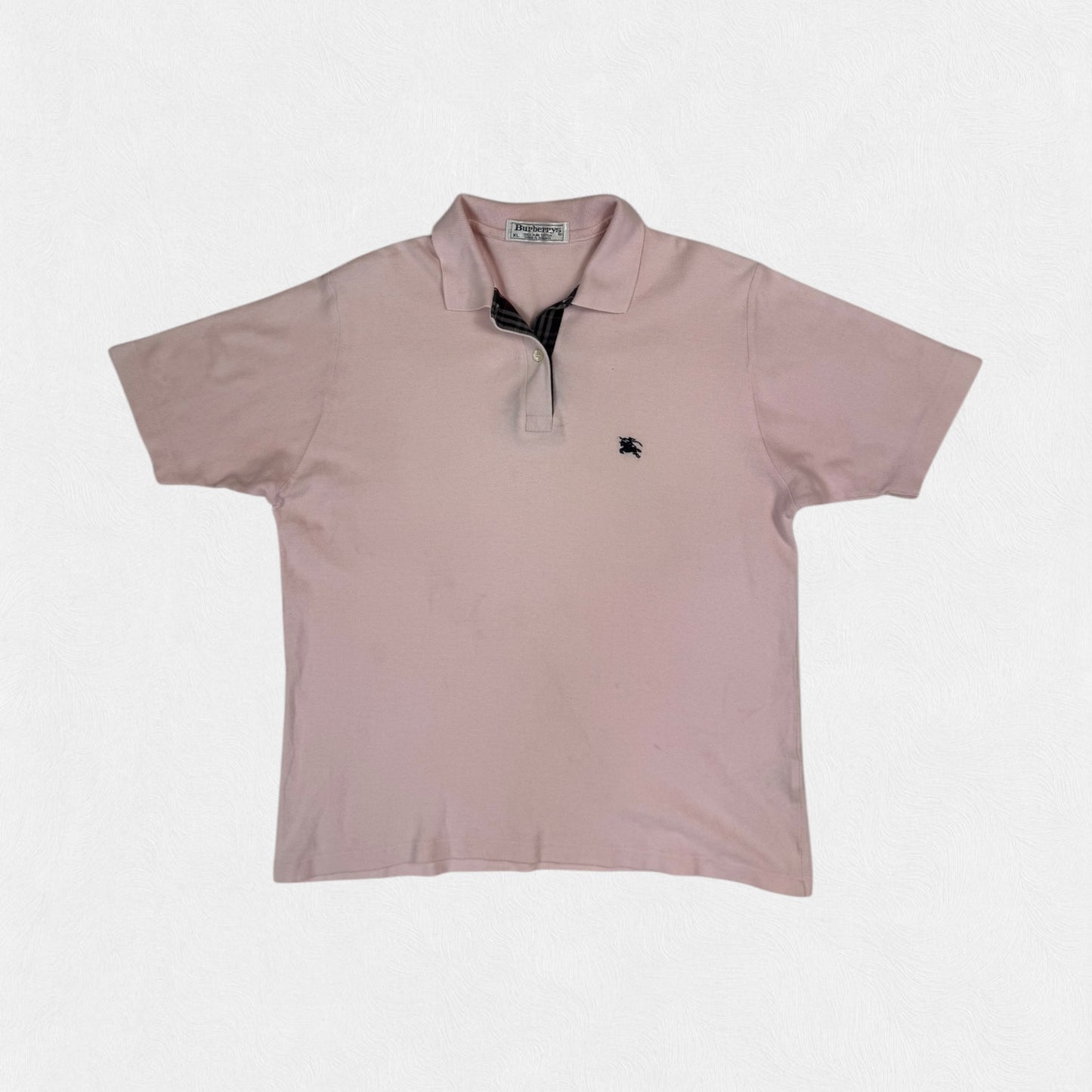 Vintage 90s Burberry s/s polo shirt (M)