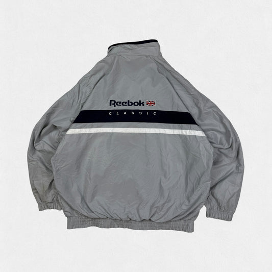 Vintage Reebok classic spell out track jacket (L)