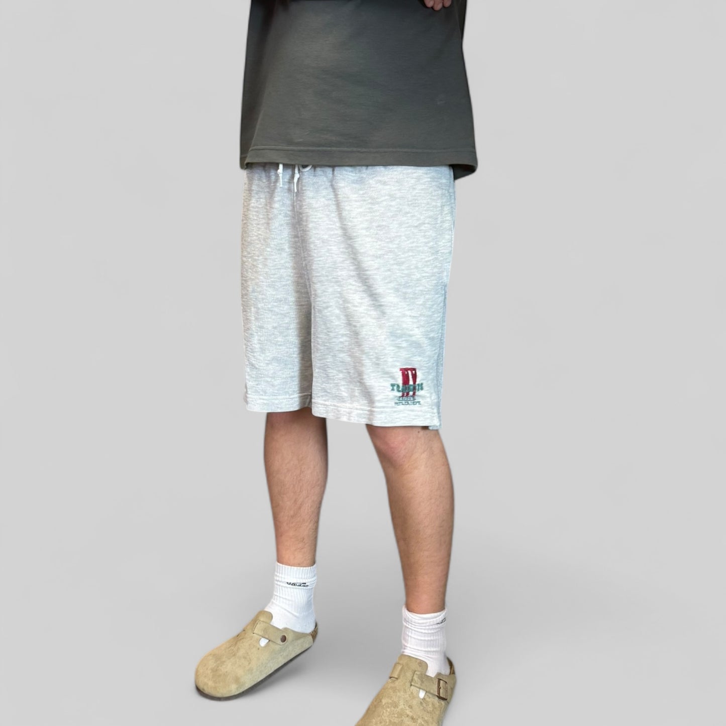 Vintage 90s Adidas training baggy sweat shorts (L)