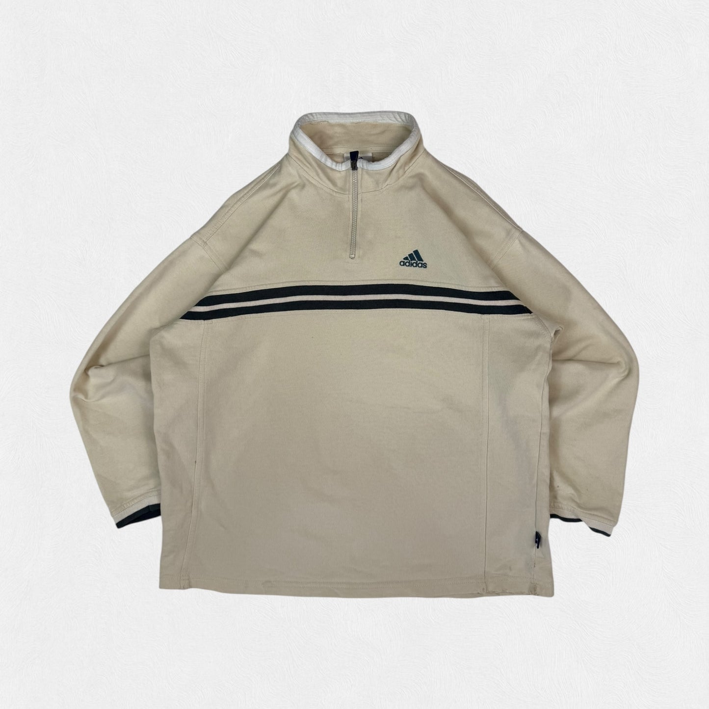 Vintage 90s Adidas quarter zip sweatshirt (M)