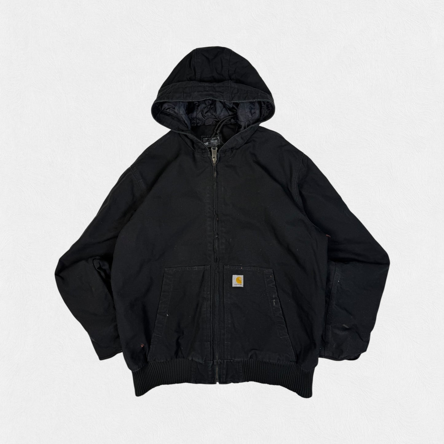 Carhartt active hooded workwear jacket (M)
