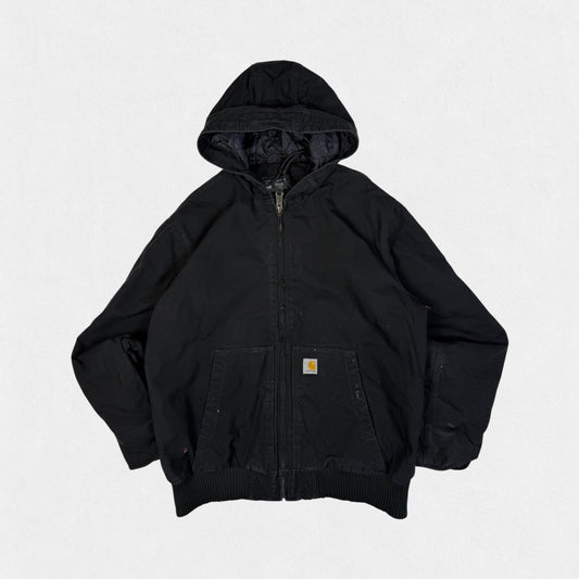 Carhartt active hooded workwear jacket (M)