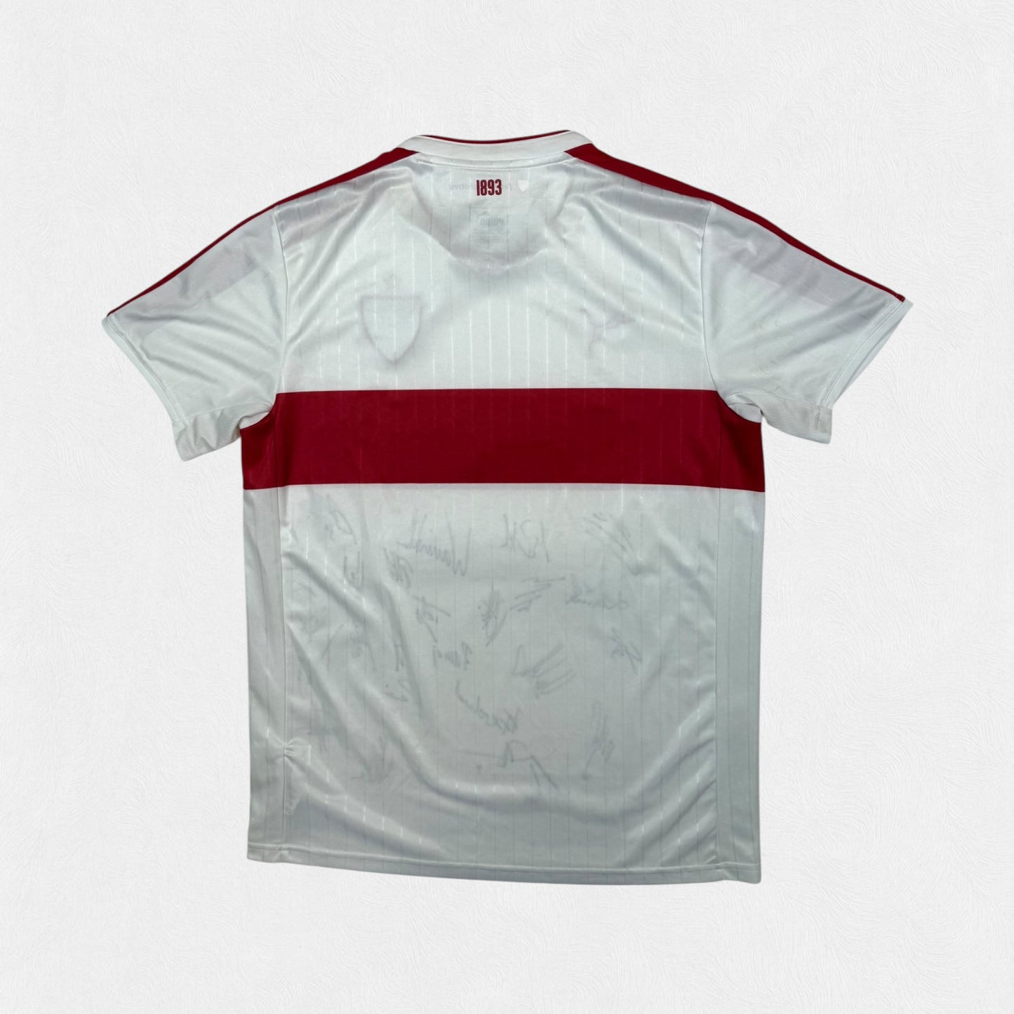 Stuttgart 2016/17 Puma signed home football shirt (L)
