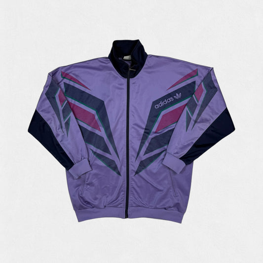 Vintage 90s Adidas originals abstract track jacket (L)
