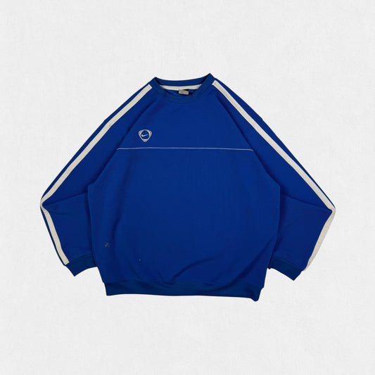 Vintage Nike shield football side stripe sweatshirt (XL)